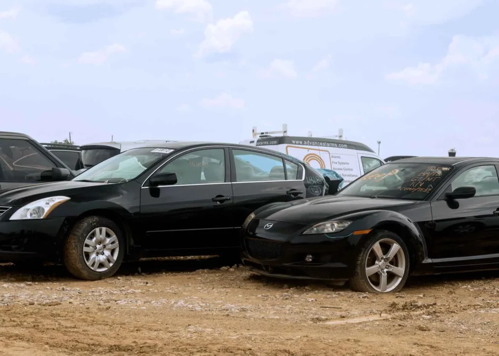 Salvage Yard Cars Mazda and Nissan